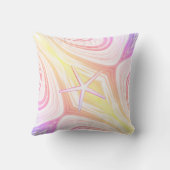 多色のヒトデ ピンク アブストラクト 母の日 アウトドアクッション (裏面)