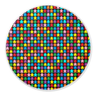 多色の斑点 セラミックノブ