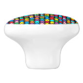 多色の斑点 セラミックノブ (側面)