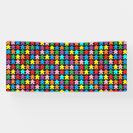 多色の斑点 横断幕 (横)