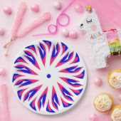 多色エレガントクラシックデザイン紙pl ペーパープレート (パーティー)