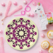 多色エレガントクラシックデザイン紙pl ペーパープレート (パーティー)