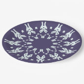 多色エレガントクラシックデザイン紙pl ペーパープレート (アングル)