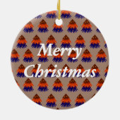 多色クリスマスツリー - オーナメント (裏面)