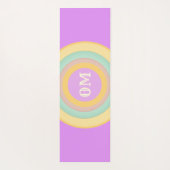 多色パステルサークル ヨガマット (裏面)