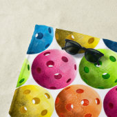 多色ピックルボール ビーチタオル (インサイチュ)