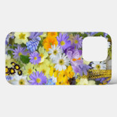 多色フローラ背景パターン Case-Mate iPhoneケース (裏面 (横))