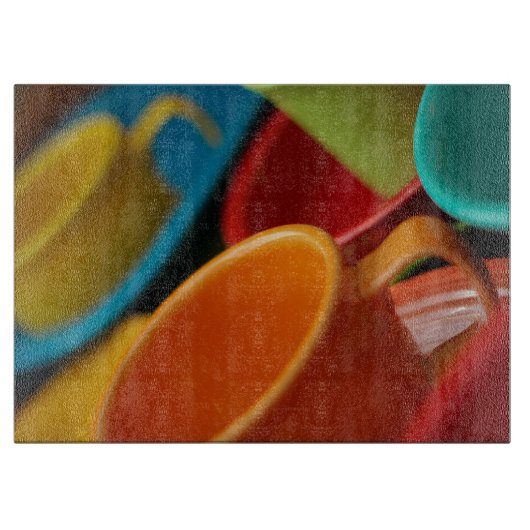 多色刷りのフェスタのまな板の台所製品 カッティングボード (正面)