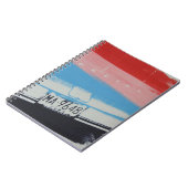 多色刷りのフェンダー ノートブック (左側)