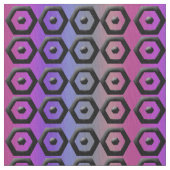 多色刷りの六角形の綿織物 ファブリック (クローズアップ)