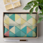 多色刷りの幾何学的な三角形 薄葉紙 (ギフト)