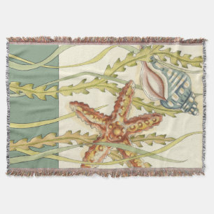 多色刷りの貝のパーティー スローブランケット