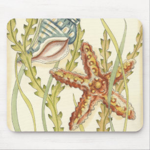 多色刷りの貝のパーティー マウスパッド