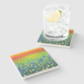 多色大理石コースターのカーペット ストーンコースター (横)