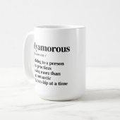 多色性の定義 コーヒーマグカップ (正面左)