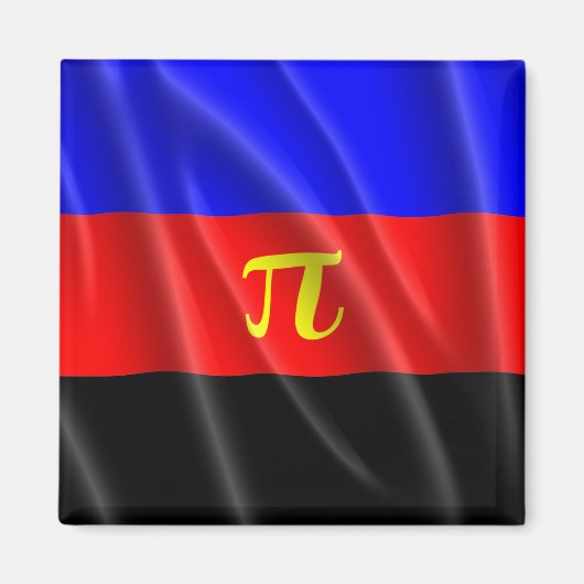 多色性プライド マグネット (正面)