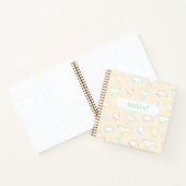 多色愚かな鳥スパイラルノート ノートブック (内部)