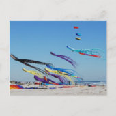 多色数々の凧 ポストカード (正面)