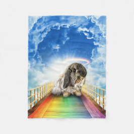 多色毛布のブリッジ フリースブランケット