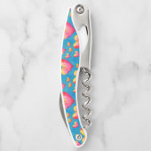多色水彩ハート型コルクスクリュー ソムリエナイフ (裏面)