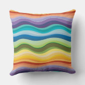 多色波紋パターン2 クッション (裏面)