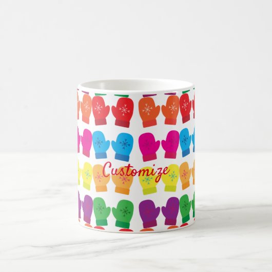 多色編みミトンサンダー_コーブ コーヒーマグカップ (中央)