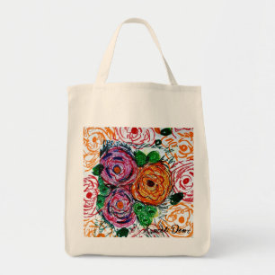 多色花 トートバッグ