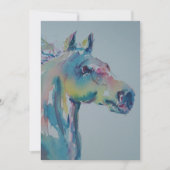 多色馬 サンキューカード (正面)