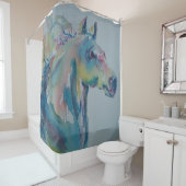 多色馬 シャワーカーテン (インサイチュ)