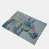 多色馬 ドアマット (アングル)