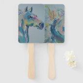 多色馬 ハンドファン (正面&裏面)