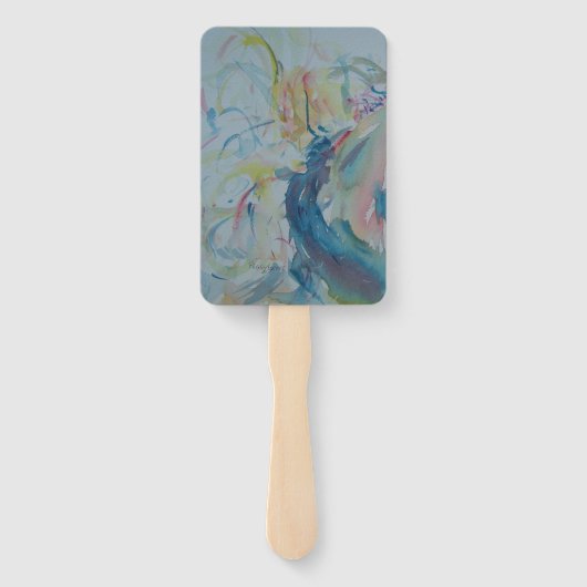 多色馬 ハンドファン (裏面)