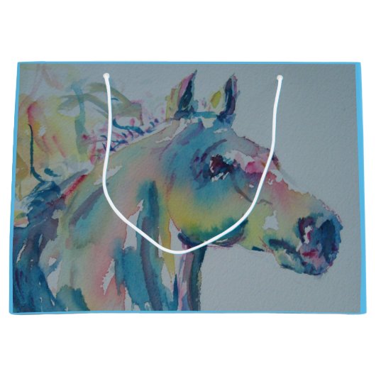 多色馬 ラージペーパーバッグ (正面)