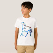 多色馬 Tシャツ (正面フル)