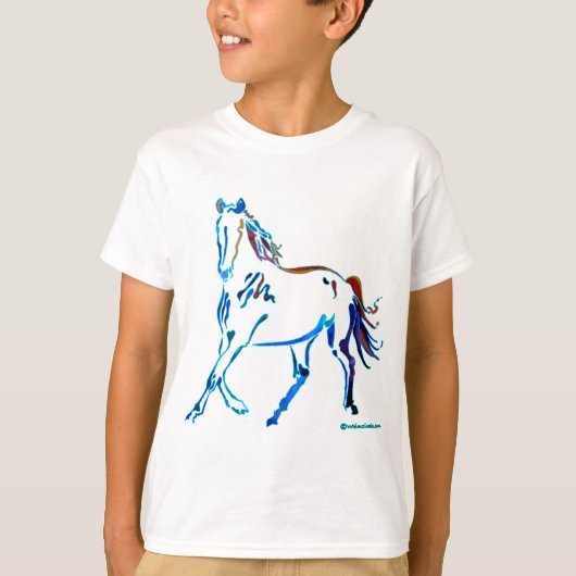 多色馬 Tシャツ (正面)