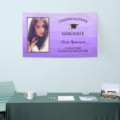 多角形と写真 横断幕 (トレードショー)