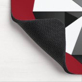 多角形のアライグマ マウスパッド (コーナー)