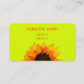 多角形ひまわり – Hello名刺 名刺 (正面)