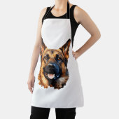 多角形クールスタイルのドイツ語クラシック羊飼いT-Sh エプロン (インサイチュ)