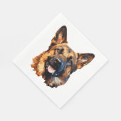 多角形クールスタイルのドイツ語クラシック羊飼いT-Sh スタンダードランチョンナプキン (角)