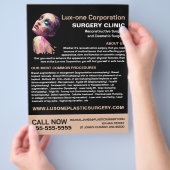 多角形デザイン、整形外科医、整形外科 チラシ (手)