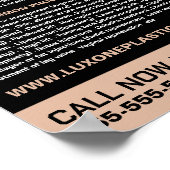 多角形デザイン、整形外科医、整形外科 ポスター (角)