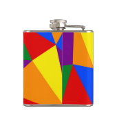 多角形レインボーパターン フラスク (裏面)