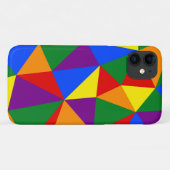 多角形レインボーパターン Case-Mate iPhoneケース (裏面(横))