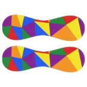 多角形虹のパターン ソフトボール (パネル)