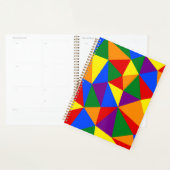 多角形虹のパターン プランナー手帳 (ディスプレー)