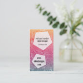 多角形 名刺 (スタンド正面)