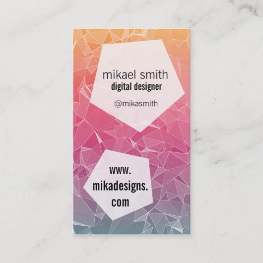 多角形 名刺 (正面)