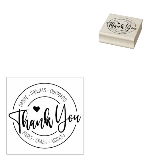 多言語でスクリプトを作成 ラバースタンプ (押印)