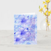 多言語のバースデー・カード カード (黄色い花)